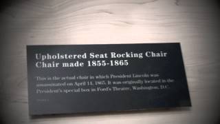 Abraham Lincoln's Bloodstained Chair - the tormented alexander