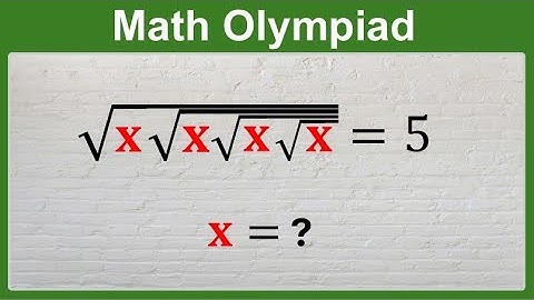 China | A nice square root problem | Can you solve this? | Math Olympiad