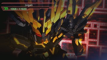 SD Gundam G Generation Overworld - Banshee Attacks