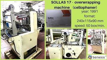 SOLLAS 17 -  overwrapping machine, year:1991