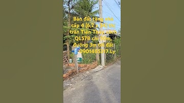 Bán đất tặng nhà cấp 4 thị trấn Tiên Thủy, Châu Thành #batdongsan #nhàđấtbếntre #nhadatbentregiare