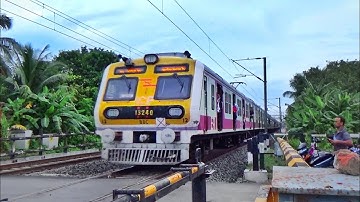 Modern 3-Phase ICF Medha EMU Train Quickly Skip Through Railgate | Eastern Railways
