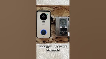 Panasonic Video Door Phone VL-SA70SX #elktroz #vdp #panasonic #technology #wow