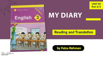English Book Clss 3 Unit 5 My Diary Part2/3