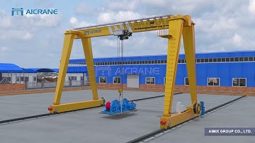 Aicrane Single Girder Gantry Crane 3D Video