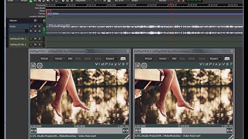 Demo of VidPlayVST in Ardour DAW, synchronized to audio track