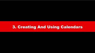 Calendar plugin tutorial: Creating and using calendars (3/7)