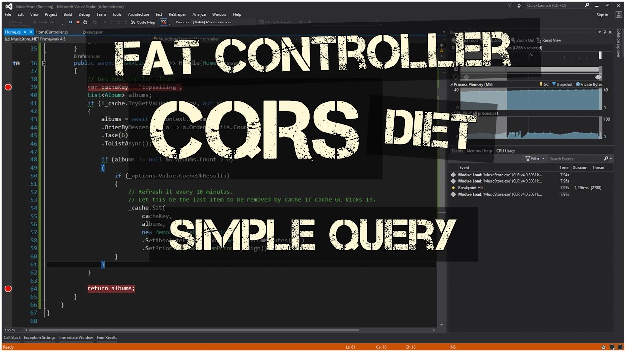 Fat Controller CQRS Diet | Part 1 Simple Query