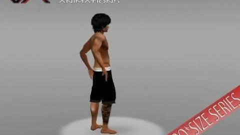 Vista Animations MOCAP THE MARTIAL PRO*SIZE series Avatar for imvu