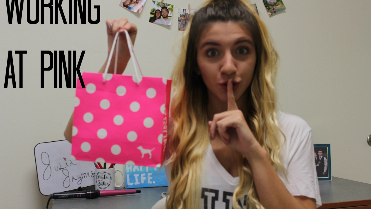 WHAT ITS LIKE WORKING AT VICTORIAS SECRET PINK! YouTube