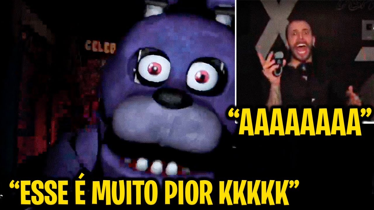 ESSE FNAF É O MAIS DIFÍCIL??  MELHORES MOMENTOS DO TASPIO JOGANDO