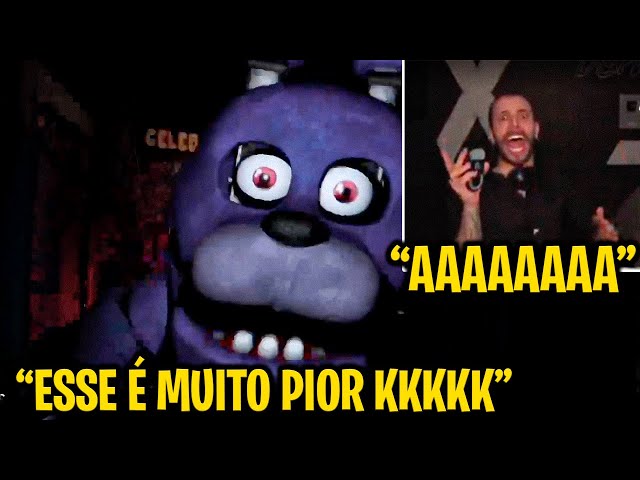 ESSE FNAF É O MAIS DIFÍCIL??  MELHORES MOMENTOS DO TASPIO JOGANDO FIVE  NIGHTS AT FREDDY'S pt.2 