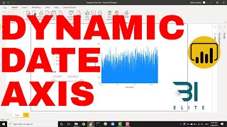 power bi - dynamic date axis granularity (drilldown alternative)