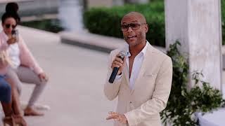 Beautiful Anguilla Wedding featuring special performance of All My Tomorrows by Kenny Lattimore