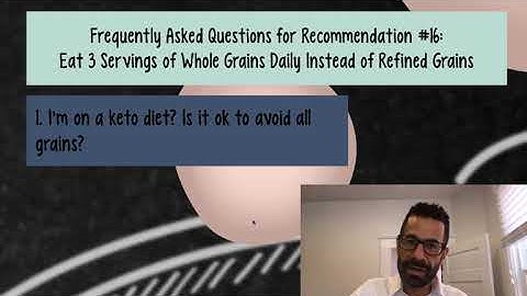 Eat 3 Servings of Whole Grains Daily Instead of Refined. Part 4 Tips (continued) and Part 5: FAQ