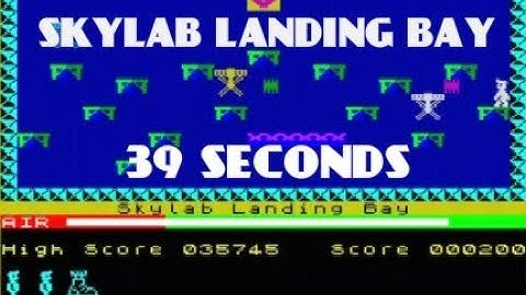 Skylab Landing Bay - 39secs (Manic Miner - ZX Spectrum)