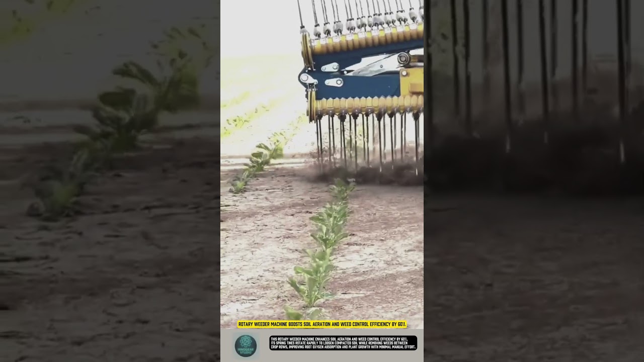 Rotary Weeder Machine Boosts Soil Aeration and Weed Control Efficiency by 60