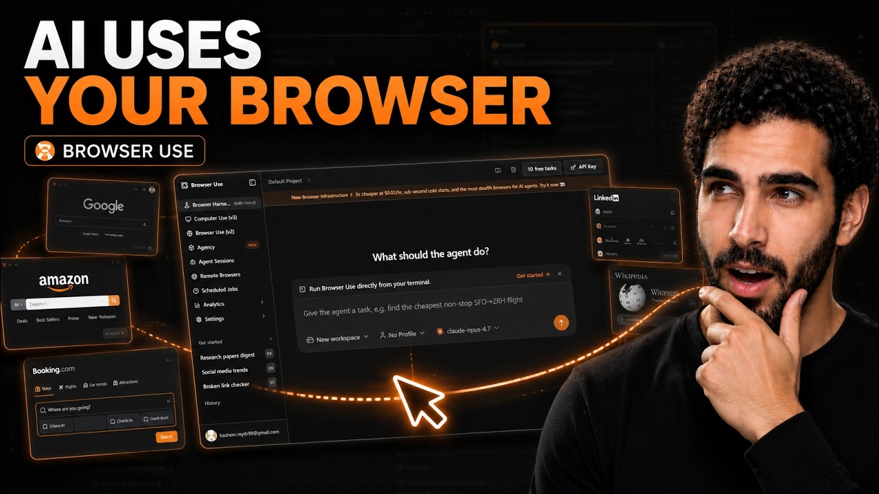Browser Use Tutorial: Let AI Control Websites for You