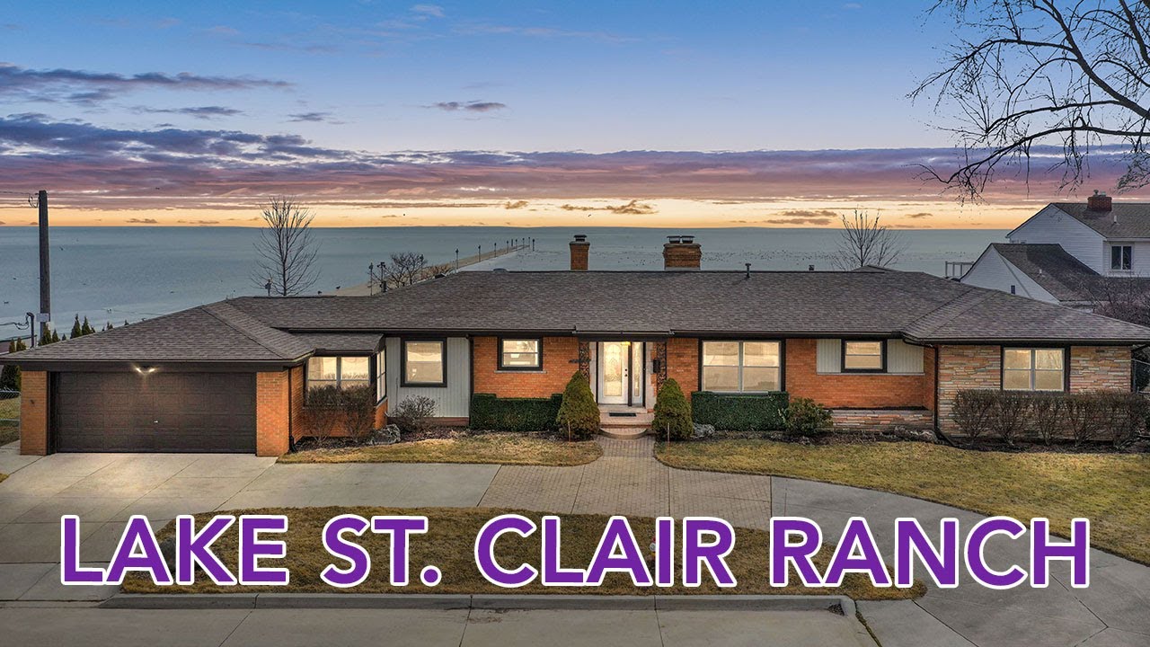 Lakefront Ranch in St. Clair Shores Michigan Real Estate YouTube