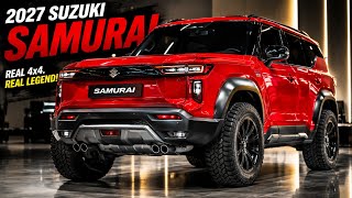 SUZUKI JUST REVIVED THE SAMURAI! 😱 2027 SUZUKI SAMURAI COULD CHANGE EVERYTHING!
