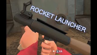 TF2 VR Weapon Demonstration // Rocket launcher