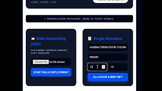 VESTING PROTOCOL DAPP DASHBOARD EXPLAINED || SO4VIRTUAL