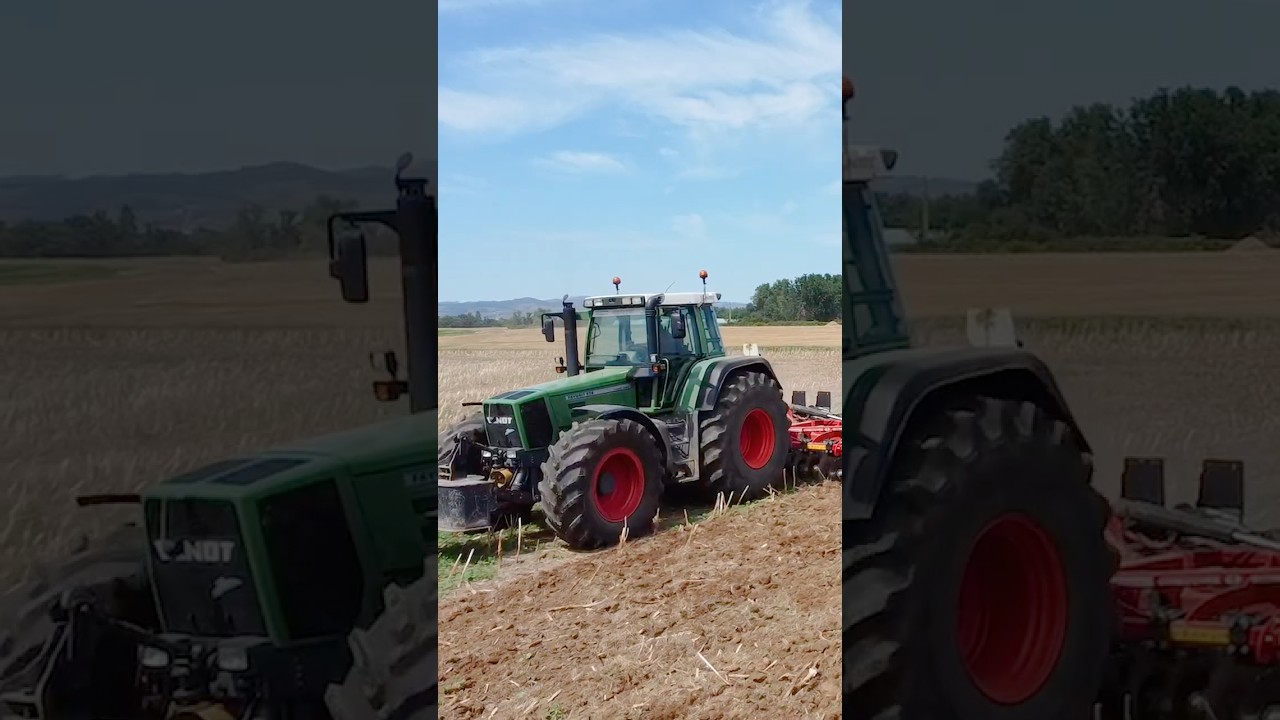 Duo de Fendt Favorit 926 Vario au déchaumage 🔥 