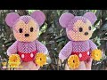 3d origami Mickey mouse tutorial P1 / DIY paper Mickey mouse toy , home decoration idea