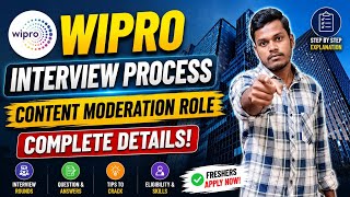 Wipro Content Moderation Interview Process 2026 | Interview Questions 🫵🫵