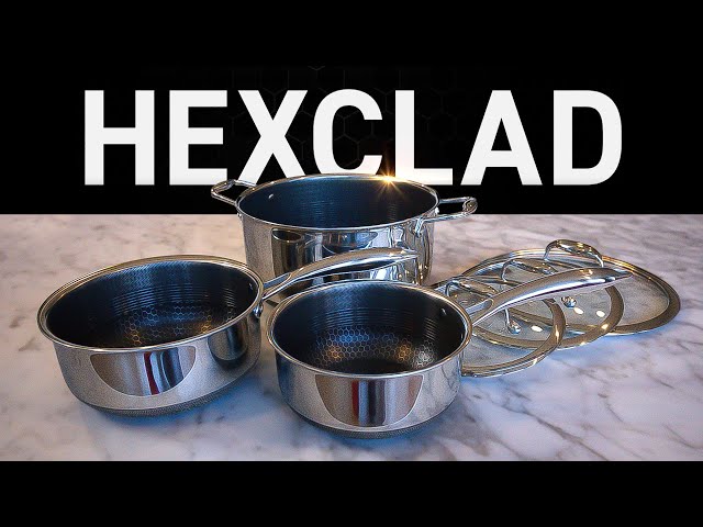 My FIRST and UNBOXING of HEX-CLAD POTS AND PANS! 
