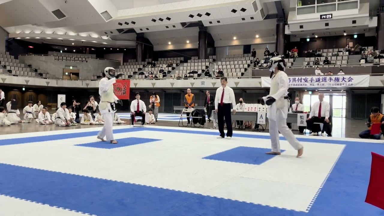 【岡本光生選手初優勝！】第35回関東防具付空手道選手権大会決勝戦 #一本勝負の錬武会