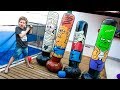 Brincando com João Bobo Gigante dos Monstros de Brinquedos - Kids Pretend Play Moonster Inflated Toy