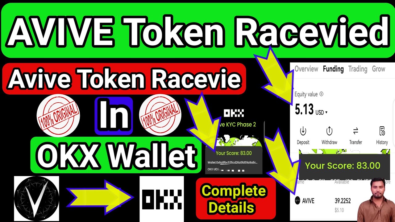 Avive Token Successful Racevied in OKX Wallet Avive Complete Details Avive Score Avive Token Racevie