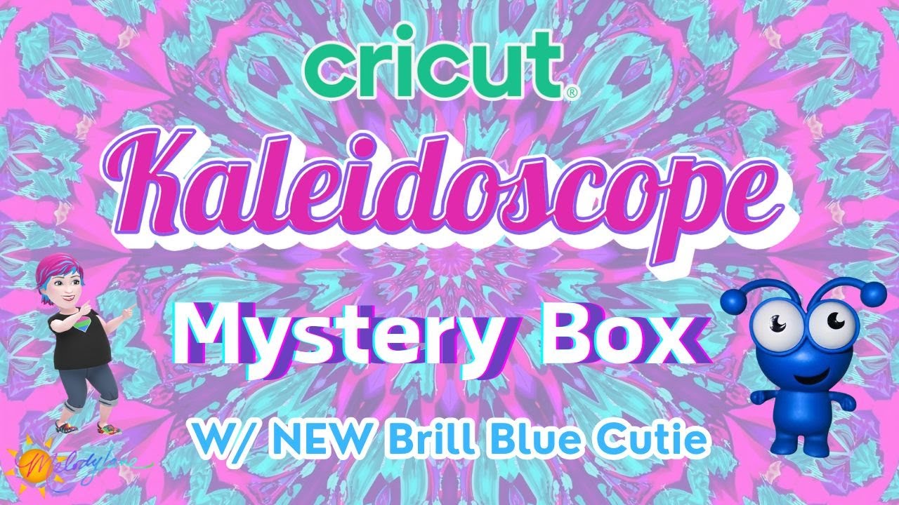 Новая таинственная коробка Cricut Kaleidoscope с НОВЫМ милашкой Brill Blue
