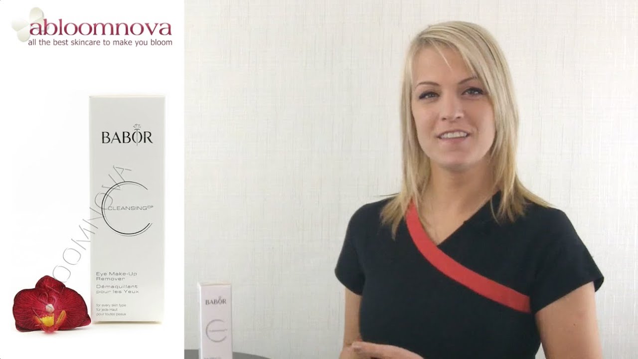 BABOR Cleansing CP Eye Makeup Remover YouTube