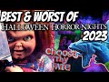 BEST AND WORST OF HALLOWEEN HORROR NIGHTS 2023! All Haunted Houses RANKED! Final Night Of HHN 2023!