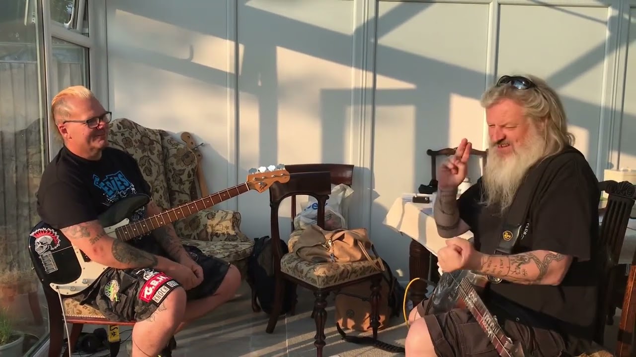 A dodgy joke in the middle of a Jesus Hooligan rehearsal