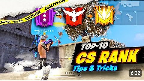 TOP 10 (CS RANK TIPS & TRICKS ) || 10X FASTER RANK PUSH TIPS YTJ2NGAMING