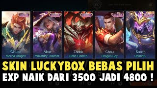 Skin Luckybox Bebas Pilih Di Event M7  Kabar Buruk Total Exp M7 Naik Jadi 4800 