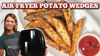 Air Fryer Potato Wedges -- The Best Seasoned Potato Wedge Recipe