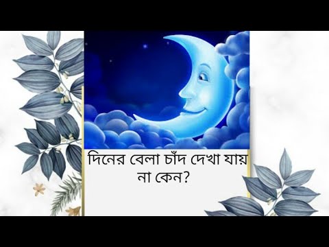 ভিডিও: দিনের বেলা কেন চাঁদ দেখা যায়