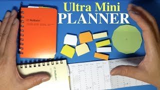 Ultra Mini Planner Notebook DIY & Setup | Small but Functional!