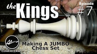 Check Mate! Making the Kings: Giant chess set episode 7. Conrad Craft. How to