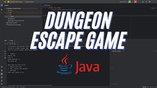 Java for Beginners: Create a Text-Based Dungeon Escape Game | Easy Tutorial