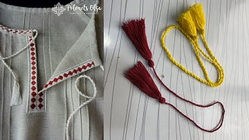 How To Make Twisted Cord/Rope And Tassels