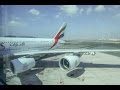 Emirates Airbus A380 /  Dallas Ft Worth to Dubai / Business Class