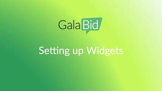 Creating a Widget Page For My Fundraiser Campaign