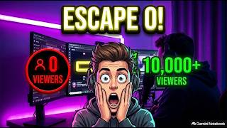 Why You're Stuck at 0 Viewers on Twitch (And How to Fix It)