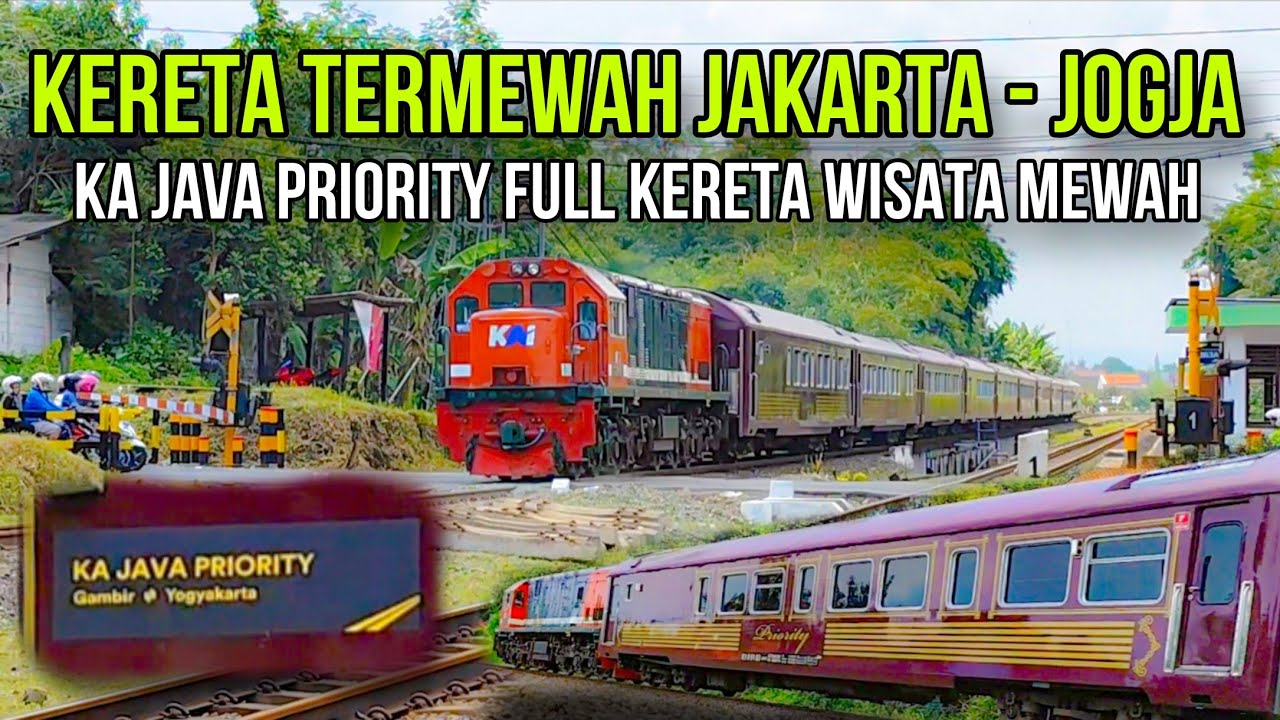 KERETA TERMEWAH JAKARTA - JOGJA ‼️ | Lokomotif CC 201 Livery RnB ...