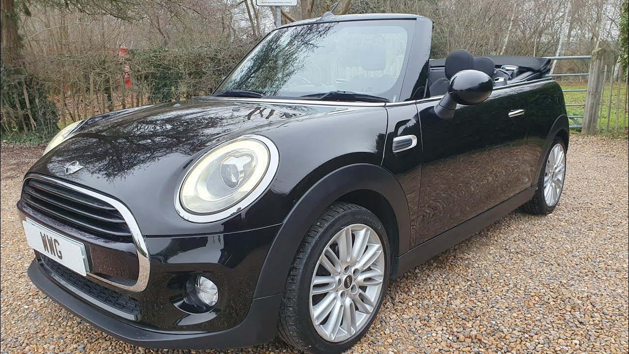 2018 (18) MINI Convertible 1.5 Cooper Euro 6 (s/s) 2 Door Black 28300 Miles £10,795.00